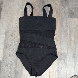 Carmen Marc Valvo Black 1 Piece Swimwear